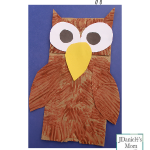 Owl Hand Puppet- Fun craft that would be great for retelling a book or poem with an owl theme.