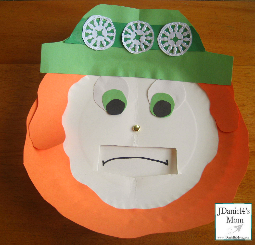 St. Patrick's Day Crafts- Leprechaun with Changing Feelings