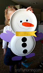 Snowman Crafts for Kids- This collection of amazing snowman would be fun for preschooler and older kids to craft.