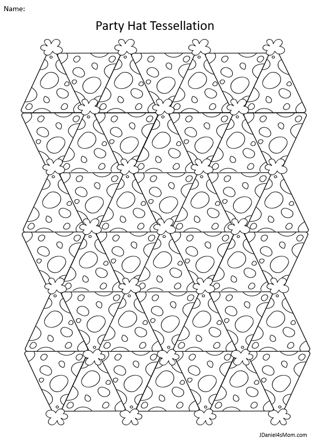 coloring pages of tessellations