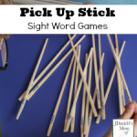 Ick Up Sticks Sight Word Games- Great way to review and learn sight words. Kids will love coming up with the best way to move each word stick.