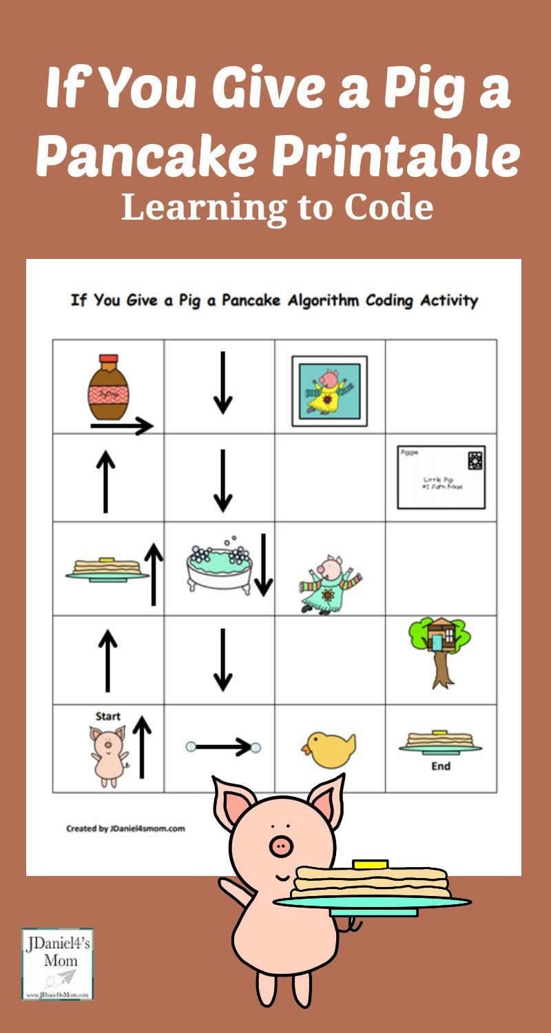 If You Give A Pig A Pancake Coding Activity