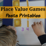 Place Value Games- Pasta Printables