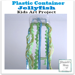 Plastic Jug Jelly Fish Kids Art Project 