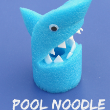 Arts and Crafts for Kids- Pool Noodle Shark