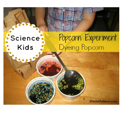 Popcorn Dyeing Experiment