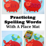 Practicing Spelling Words with a Place Mat