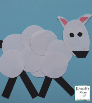 Preschool Activities- Shape Sheep