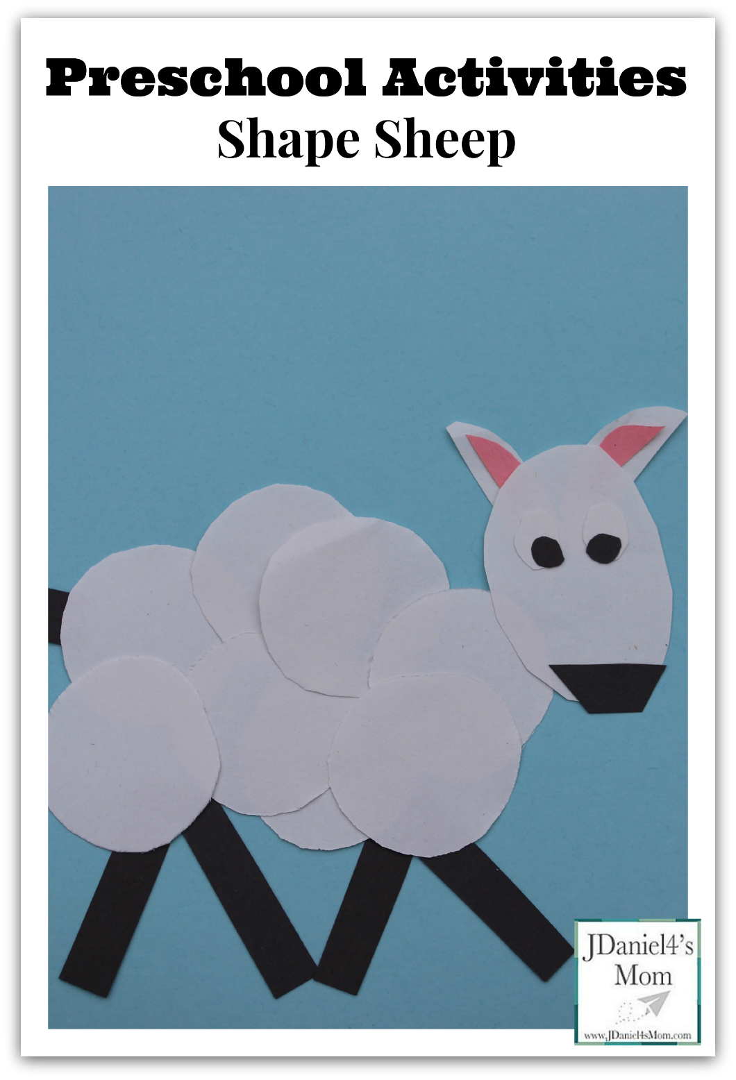 Preschool Activities- Shape Sheep