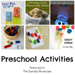 Preschool Activities Featured on The Sunday Showcase
