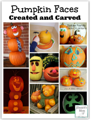 Pumpkin Faces- Carved and Created