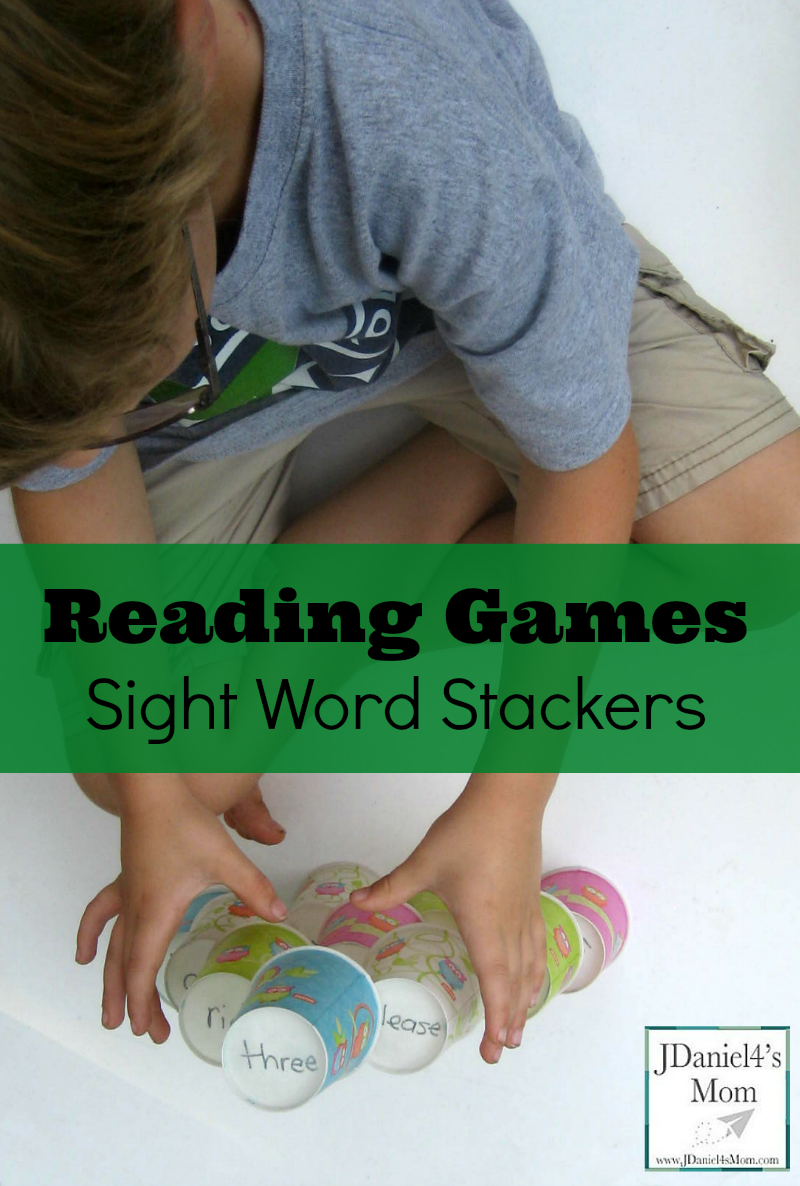 Reading Games Sight Word Stackers