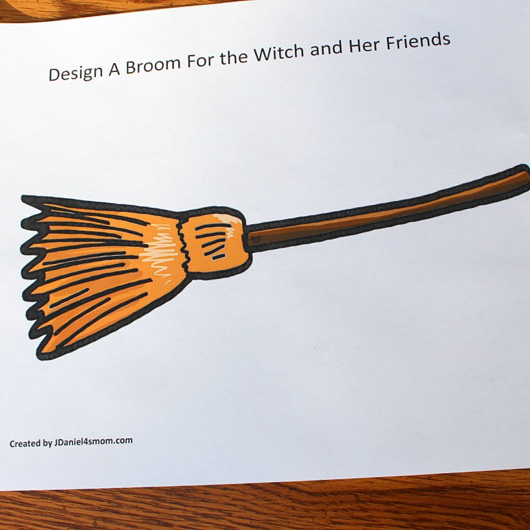 Room on the Broom STEM Building Activity