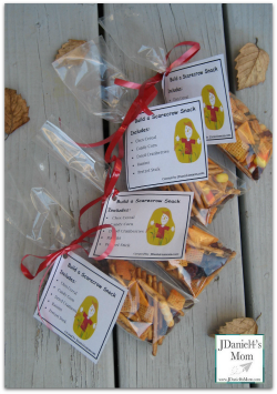 Scarecrow Snack Tags