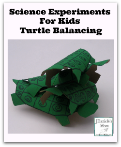 Science Experiments for Kids- Turtle Balancing