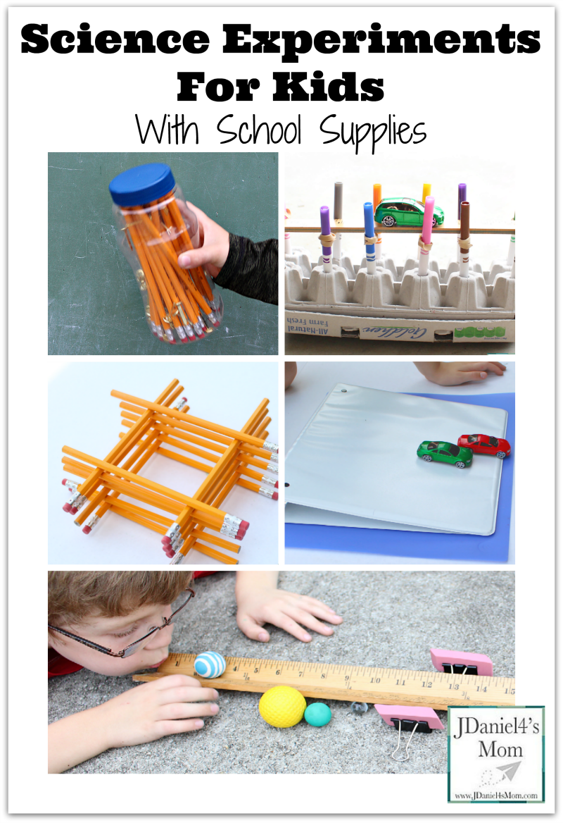 Science Experiments for Kids with School Supplies
