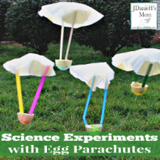 Science Experiments with Egg Parachutes