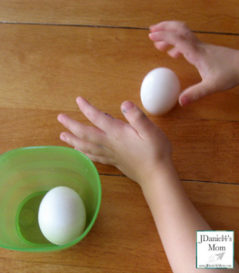 spinning an egg