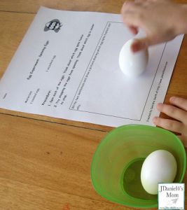 spinning an egg