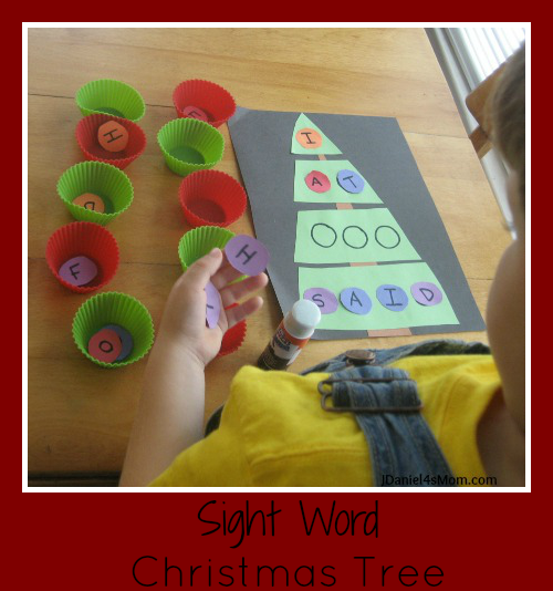 Sight Word Christmas Tree