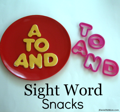 Sight Word Snacks