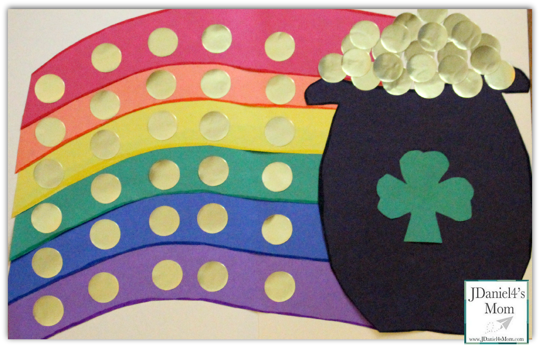 St. Pattys Day Rainbow Folder Game