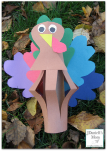 Thanksgiving Crafts for Kids- Lantern Turkeys