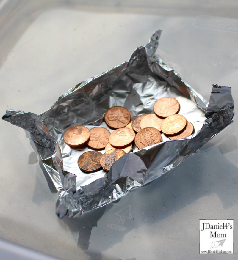 Tin Foil Boat Ideas for the STEM Penny Challenge - Raft with Pinched Edges