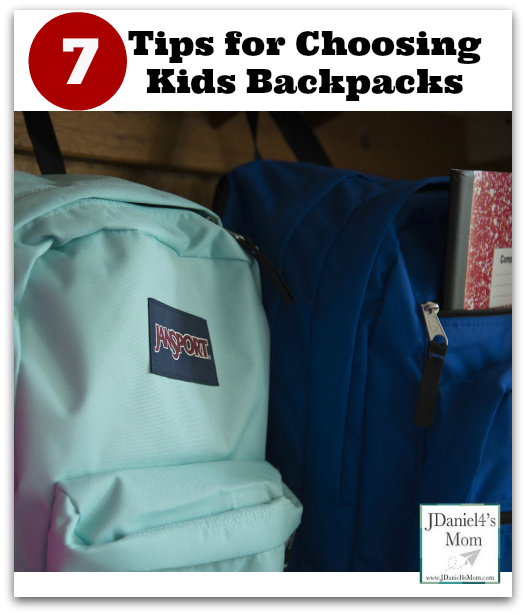 Tips for choosing kids backpacks