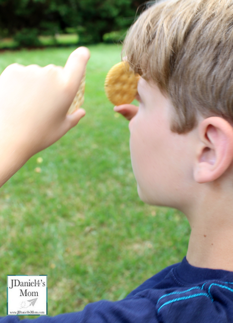 Do Crackers Make Good Pinhole Lens STEM Activity with Recording Sheet (Looking Through Two Crackers)