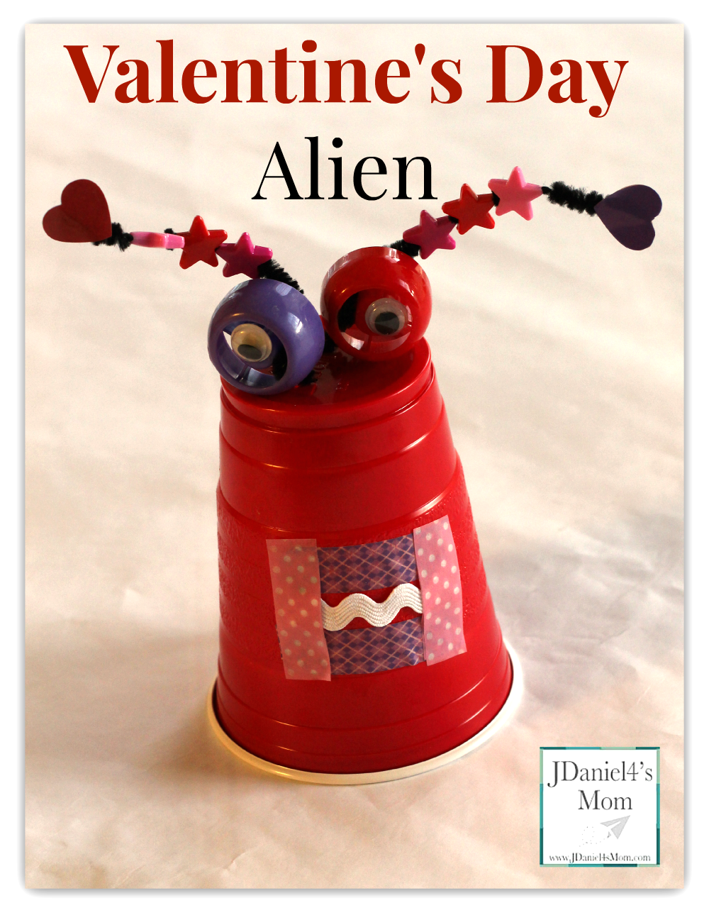 Solo Cup Valentine's Day Alien