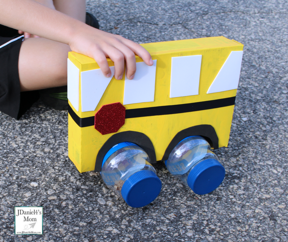 Wheels on the Bus STEM Activity Finding Wheels that Move - Peanut Container